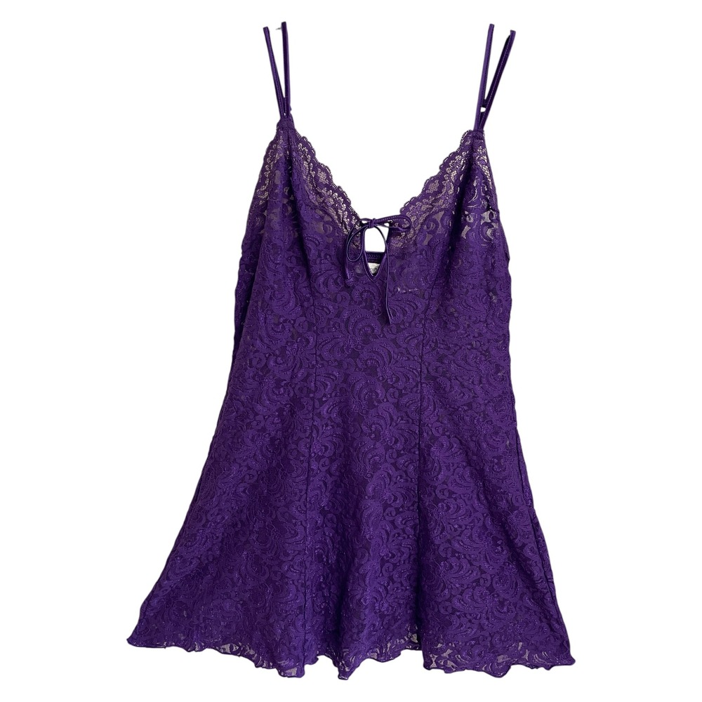 Delicates Lace Babydoll Chemise Women Medium Purple